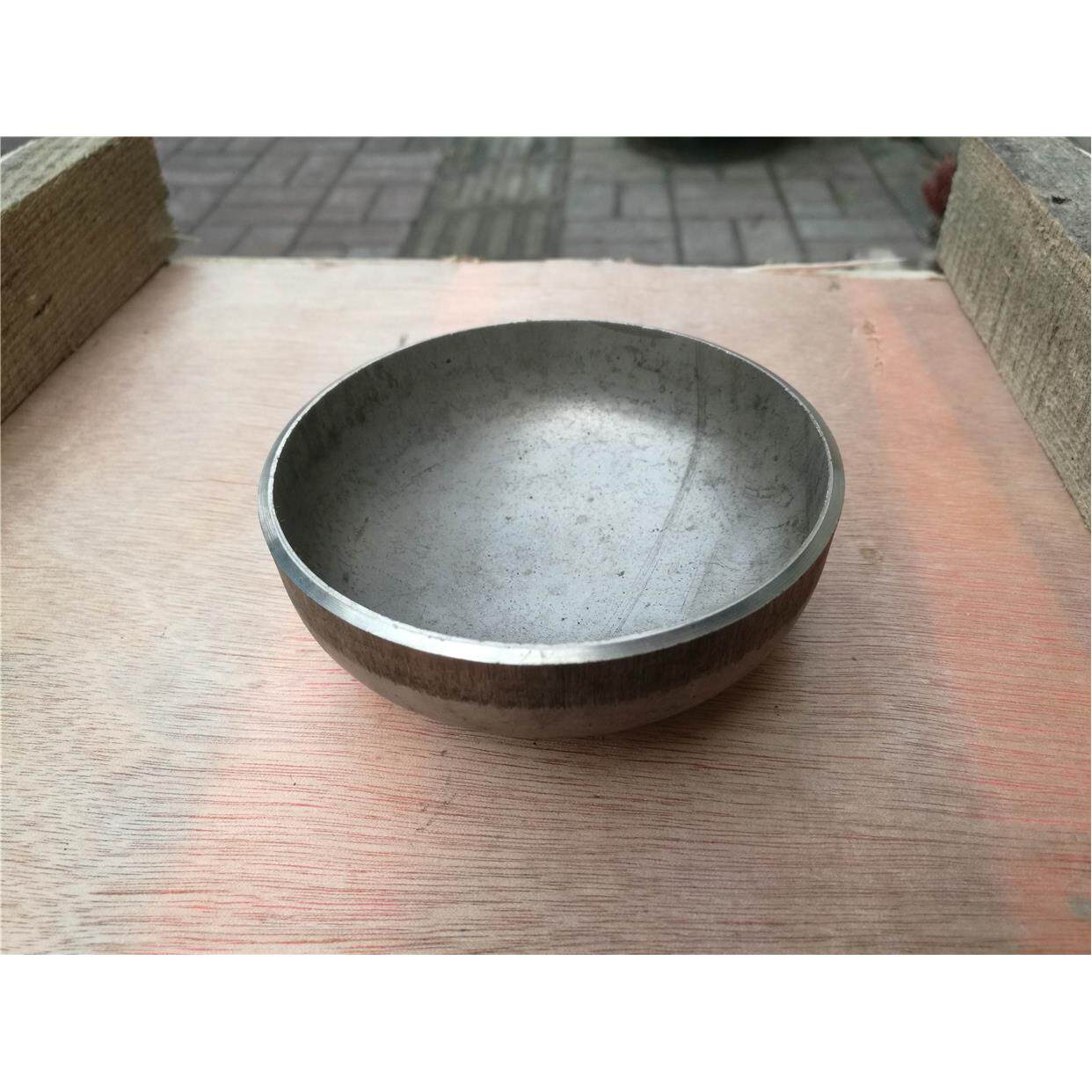 304不锈钢封头焊接管帽椭圆闷盖封口堵头管堵Φ57 76 89 108 159