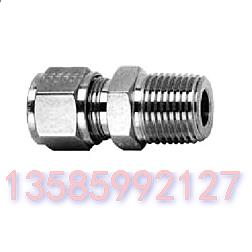 1/2Npt外螺纹转1/4卡套接头