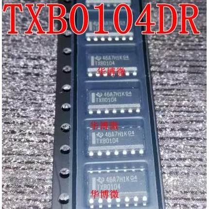 TXB0104DR  封装SOP14 4位双向电压电平转换 TXB0104DR