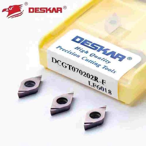 DESKAR戴斯卡刀片DCGT070202R-F DCGT11T304L-F LF6018不锈钢