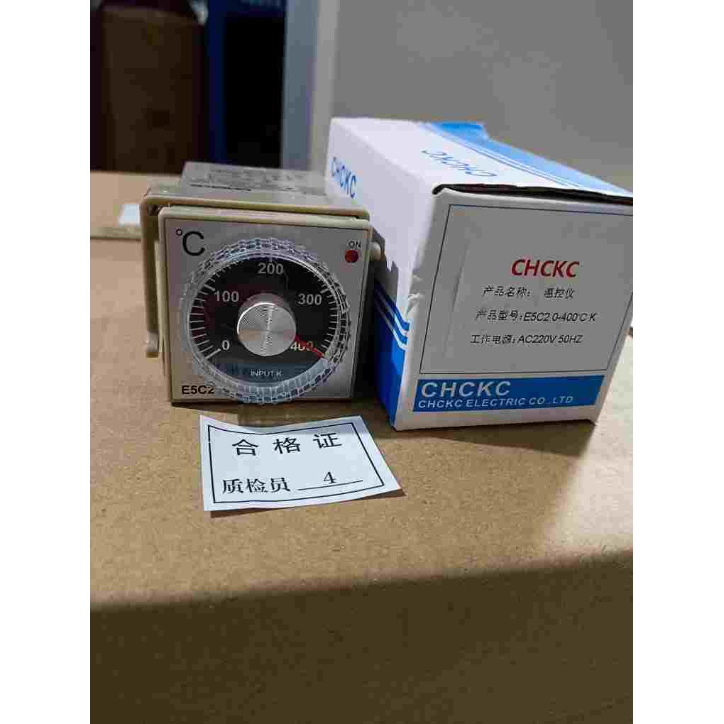 CHCKC奥乐E5C2 温控仪指针式温度控制器调节器K型0-399℃220V