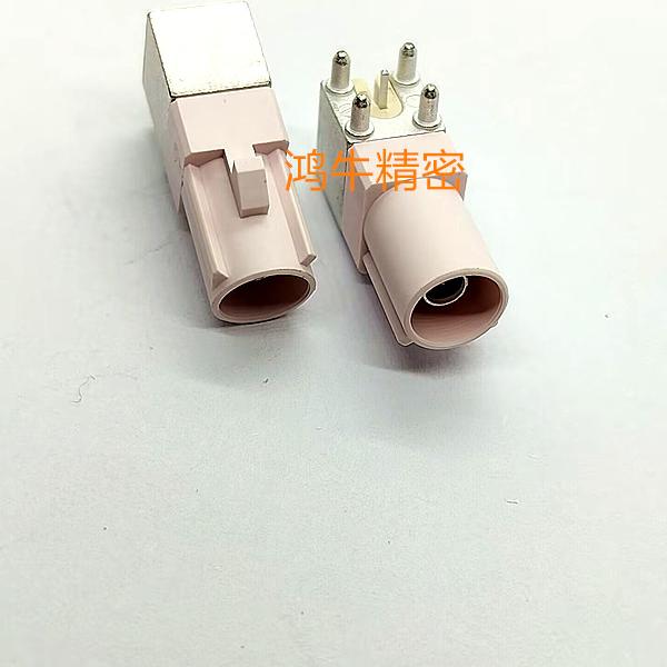 FK1252BW-030-TLCP5G-50 安费诺原装FAKRA收音插座 5PIN 90度弯针
