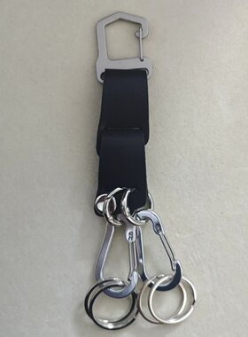 Pbpr  Simple Project*Braided金属头层牛皮编织钥匙扣