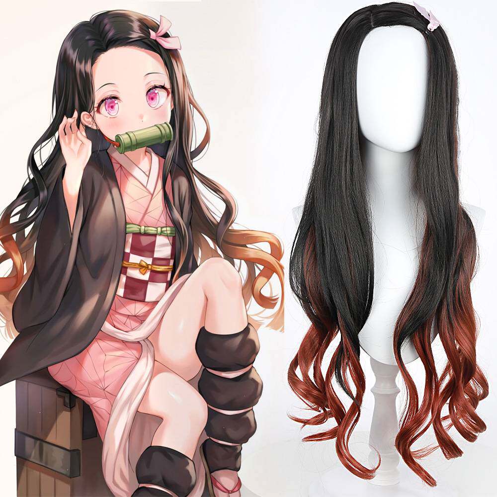 鬼灭之刃祢豆子Cosplay渐变染色