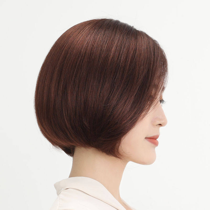 假发女波波头圆脸内扣全头女士假发套短发直发自然修脸bobo头