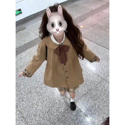学院风娃娃领甜美外套女秋季