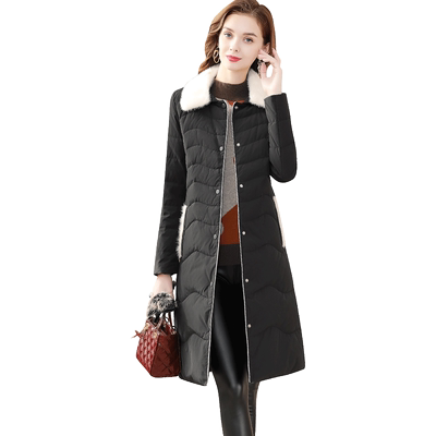 黑色羽绒服女领券享满减
