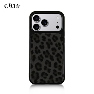 CH3N·豹纹iPhone17/16promax手机壳新款苹果15艺术感防摔14复古欧美风小众13个性防摔简约创意保护壳