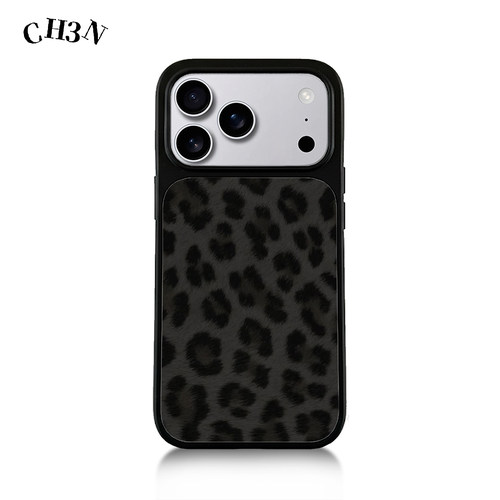 CH3N·豹纹iPhone17/16promax手机壳新款苹果15艺术感防摔14复古欧美风小众13个性防摔简约创意保护壳
