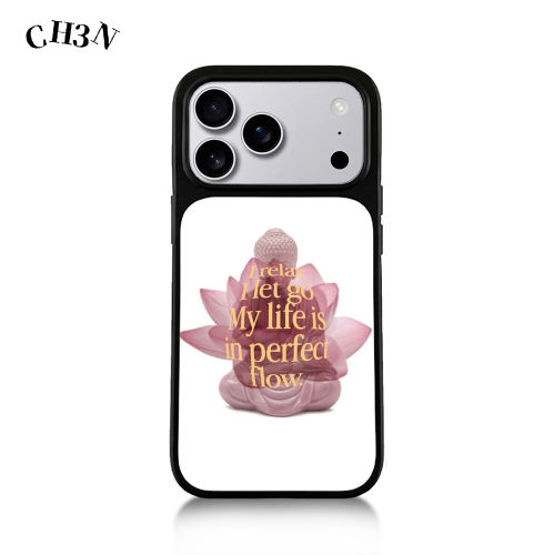 CH3N·顺流而行适用苹果17/16promax正念手机壳iPhone15小众高级保护壳14简约13/12艺术感个性保护套