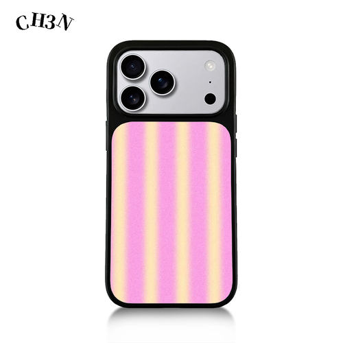 CH3N·糖果渐变适用苹果17promax/16手机壳15可爱iPhone防摔14软边13个性简约Air防摔手机壳黑框创意保护壳