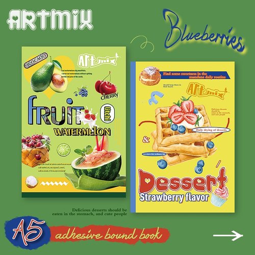 [Art Mix] 新品 高颜值简约insA5美式笔记本本子