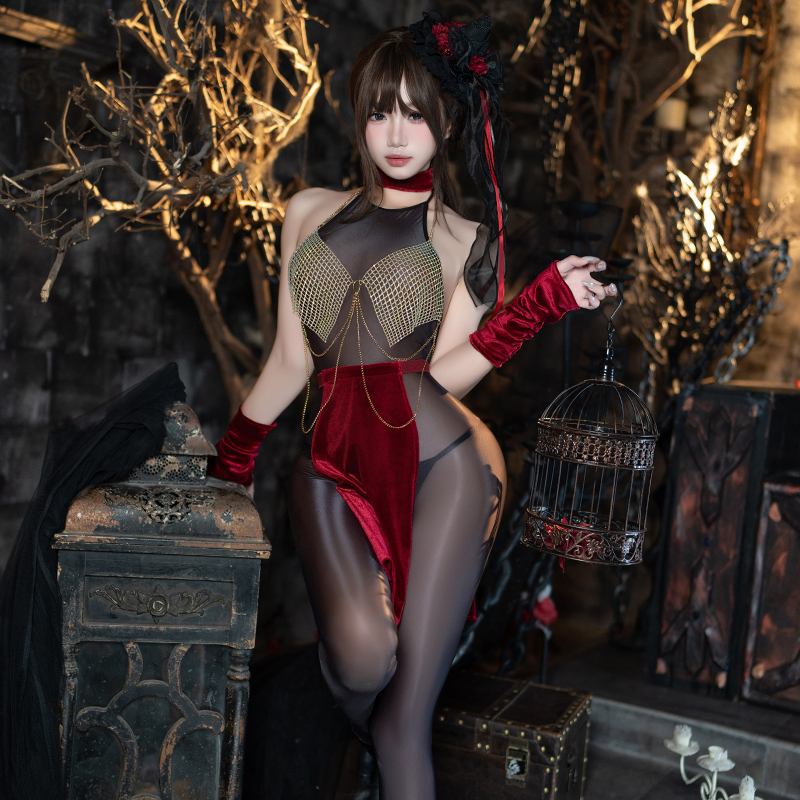 性感显瘦修身连体内衣套装