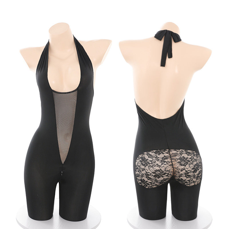 纯欲风透视性感睡衣女