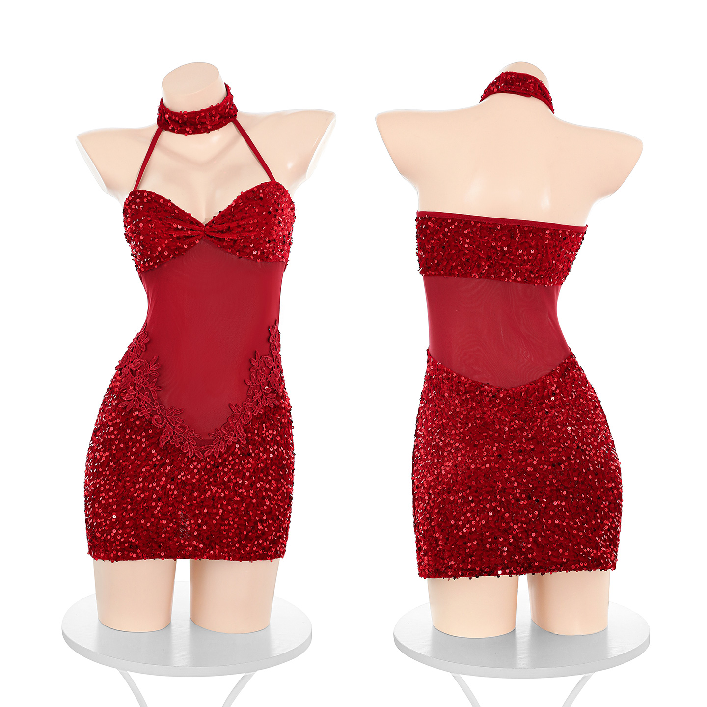 性感透视修身显瘦内衣套装