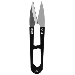 得力弹簧剪纱剪绣花裁缝剪小号家用缝纫剪线头U型小剪刀剪线头