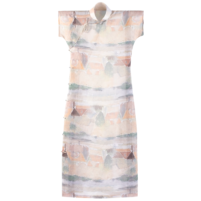 雨初晴丨一城风絮丨学生旗袍短款