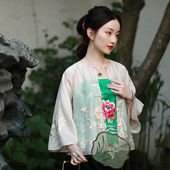 云枝栖凤 日常女 绣花复古民国风对襟上衣小衫 一城风絮 春夏中式