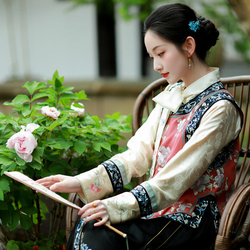 轩窗清蕊丨一城风絮丨中式马甲