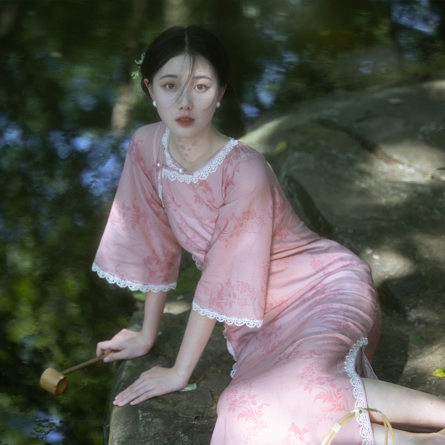 红粉故园丨一城风絮丨蕾丝旗袍