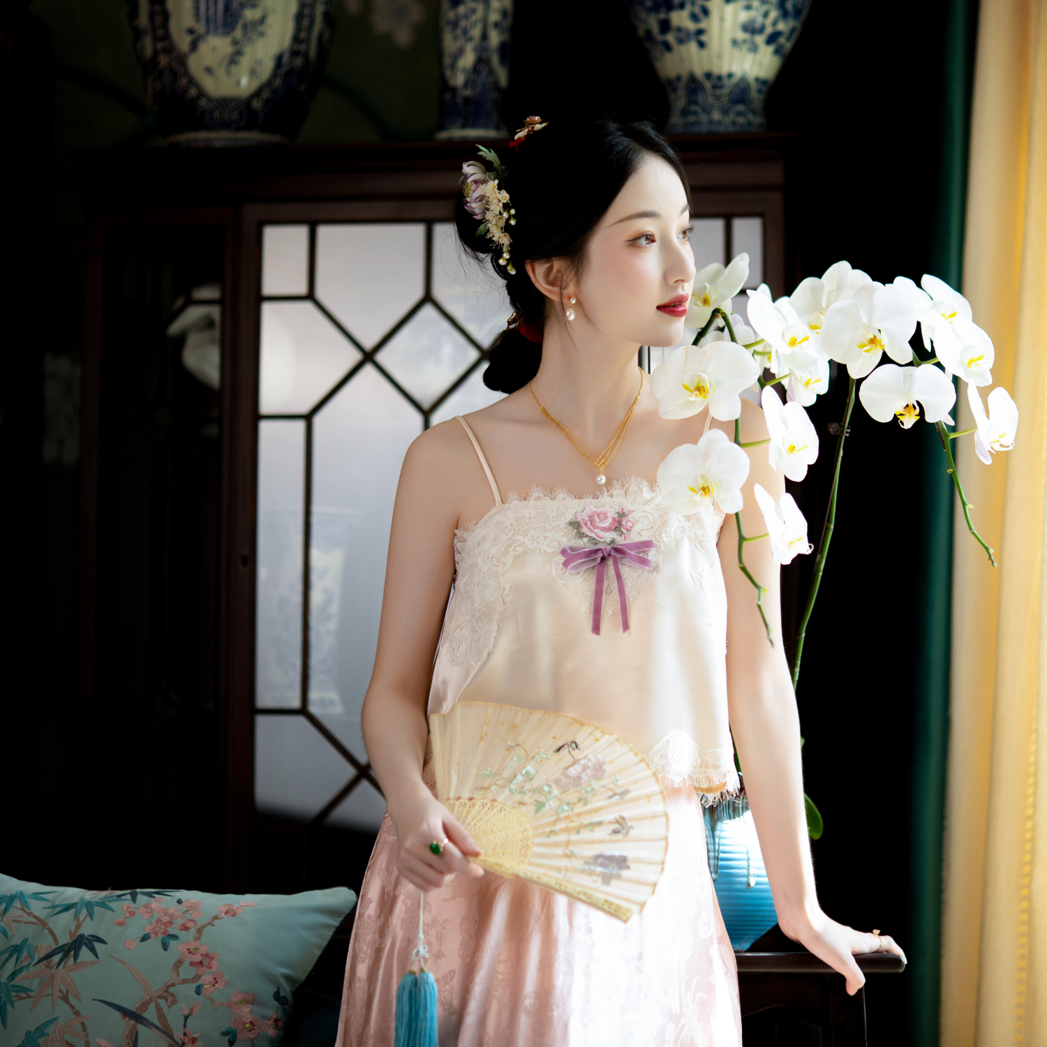 诗语花蔓丨一城风絮丨蕾丝吊带