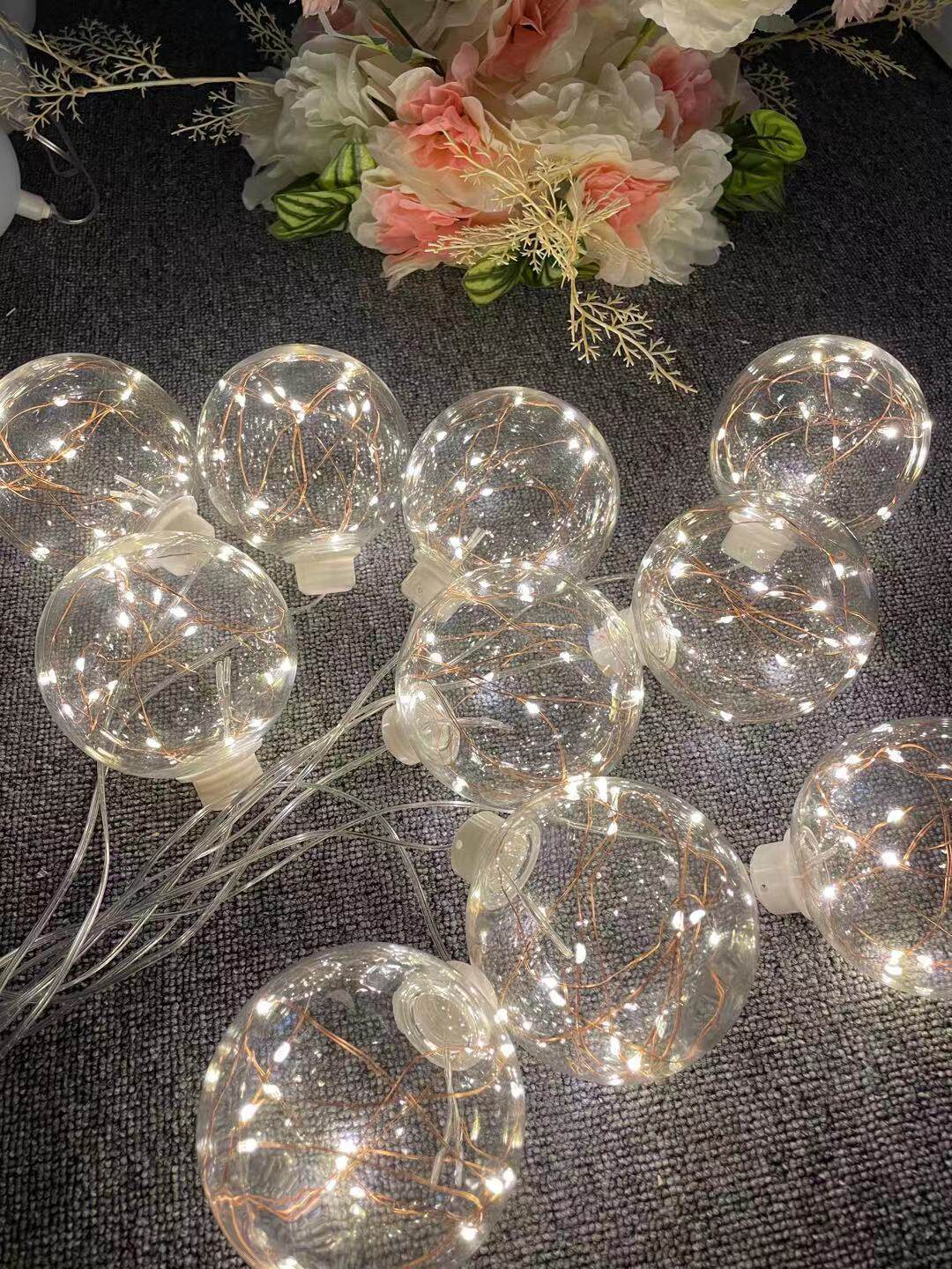婚庆道具扇形萤火虫满天星圆球发光吊灯婚礼会场布置烟花吊顶装饰