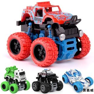 带炫彩灯光按压回惯性挖土机搅拌运输玩具车 大号儿童工程车套装