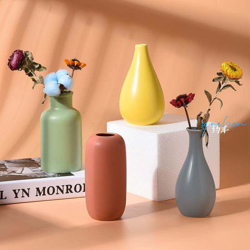 北欧ins陶瓷花瓶轻奢简约现代电视柜卧室博古架客厅居家装饰摆件,家居饰品,花瓶,淘宝优惠券,粉丝福利购,淘宝优惠卷