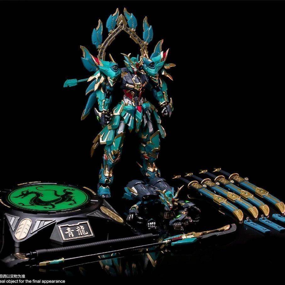 摩动核敖丙 拼装盲盒三国魔动核高达关羽青龙手办吕布机甲拼装