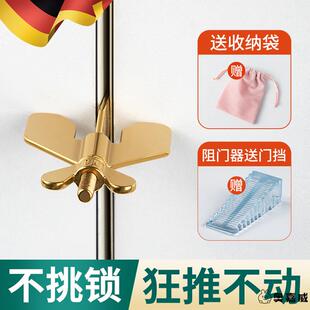 阻门器女生独居门阻门堵抵门挡安全酒店顶门防盗狼防风家用报警器