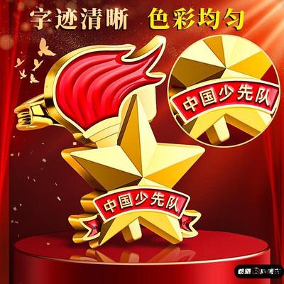 队徽少先队员磁吸式小学生标准款2025新款徽章校徽别针式磁吸磁扣