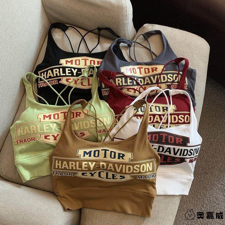 美式运动多巴胺穿搭小吊带背心女内搭秋季泰式辣妹带胸垫抹胸上衣,女装/女士精品,背心吊带,淘宝优惠券,粉丝福利购,淘宝优惠卷