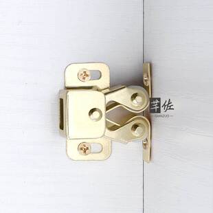 不锈钢柜子碰珠卡扣老式柜门冷轧钢卡式碰珠皇柜门吸配件