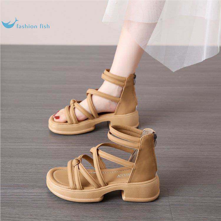 凉鞋女秋季外穿2025新款厚底罗马鞋子仙女风配裙子粗跟沙滩凉拖鞋,户外/登山/野营/旅行用品,滑雪袜,淘宝优惠券,粉丝福利购,淘宝优惠卷