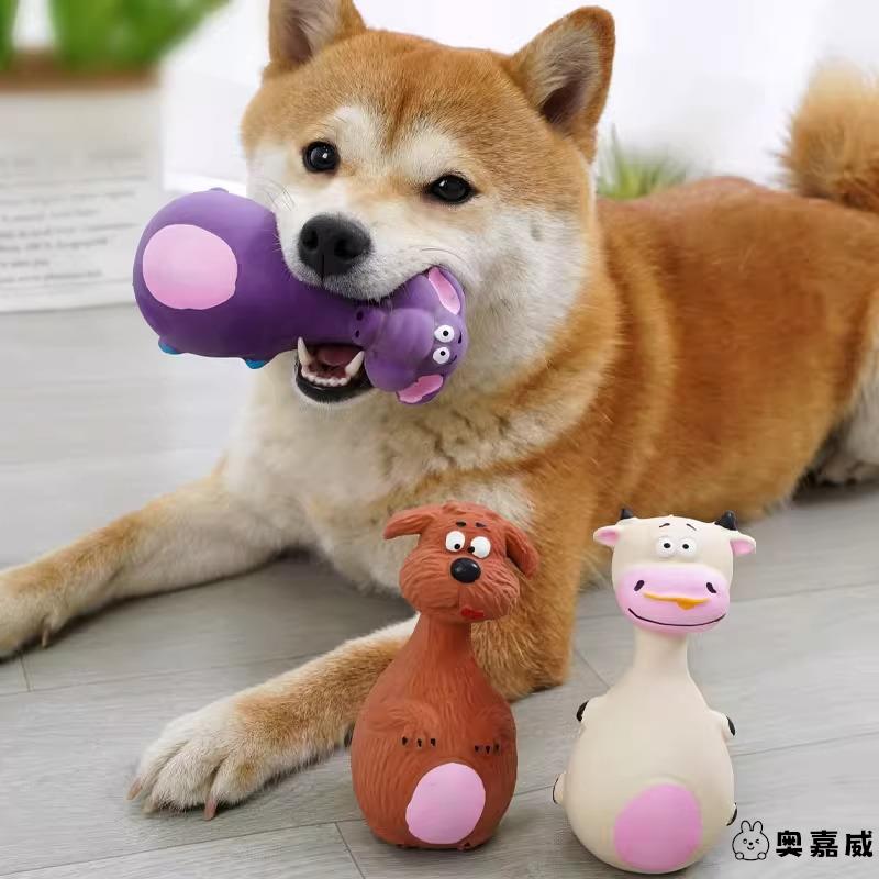 狗狗发声玩具磨牙耐咬洁齿柴犬泰迪法斗中小
