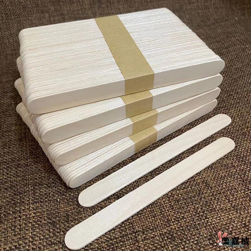 一次性雪糕棒木棒diy手工冰棒棍品级冰淇淋棒模型制作材料彩色冰
