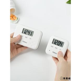 智能电子小药盒定时闹钟语音提醒器老人吃药便携一周分装服药神器