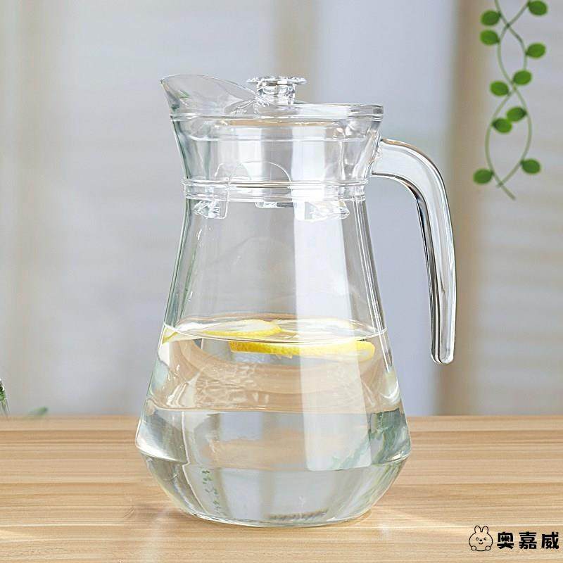 大量杯玻璃冷水瓶家用耐高温防爆盛凉白开水鸭嘴壶扎杯倒果汁容器,餐饮具,冷水壶,淘宝优惠券,粉丝福利购,淘宝优惠卷