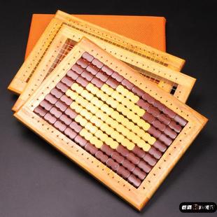 厂夏天透气学生凳子椅子垫子木框网格夏季 坐垫防屁股痛服装 凉垫
