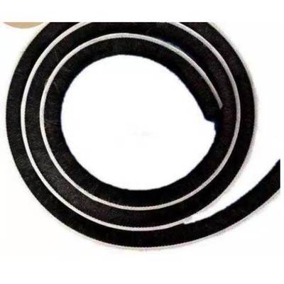 门窗自粘黑色毛条密封自粘毛条自粘毛条绿膜胶毛条铝合金塑钢门密