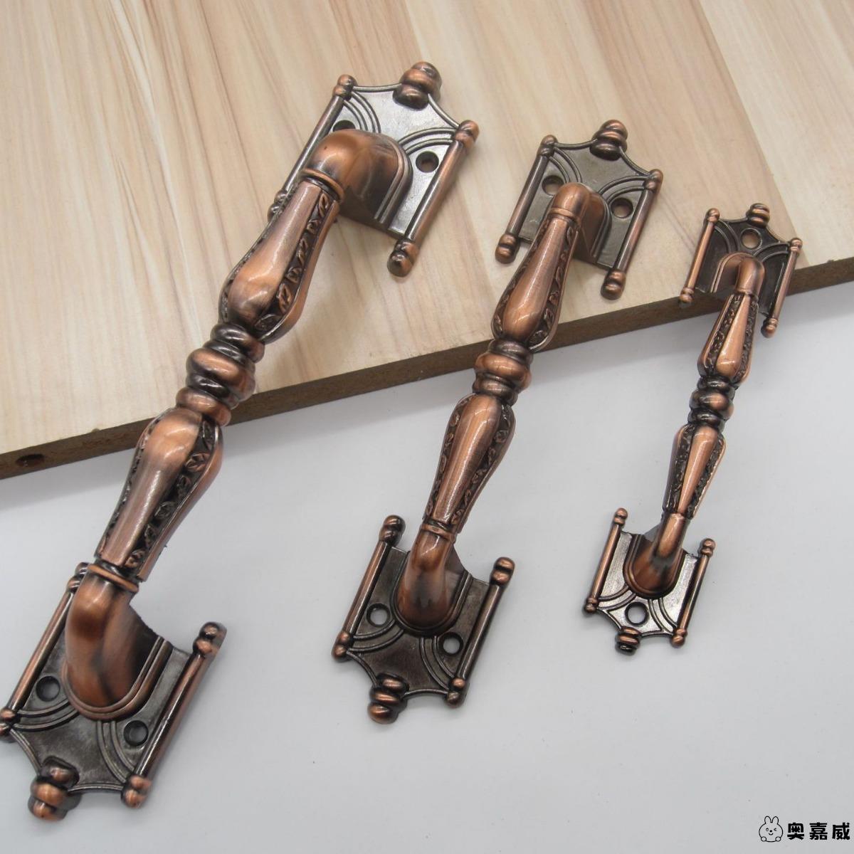 青古铜色红古铜木门拉手 中式推拉门移门窗