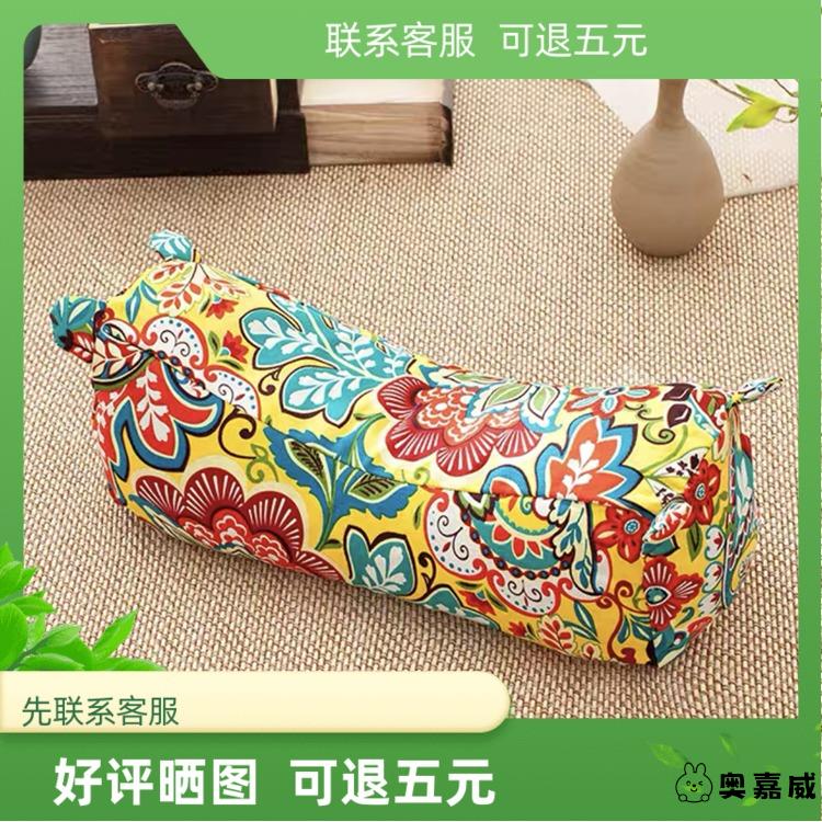 荞麦枕头成人大号手工虎头枕壳抱枕靠腰中国