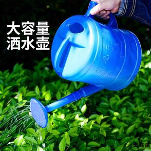 14L洒水壶浇花家用塑料加厚工地壶园艺洒水桶大容量菜地园浇水
