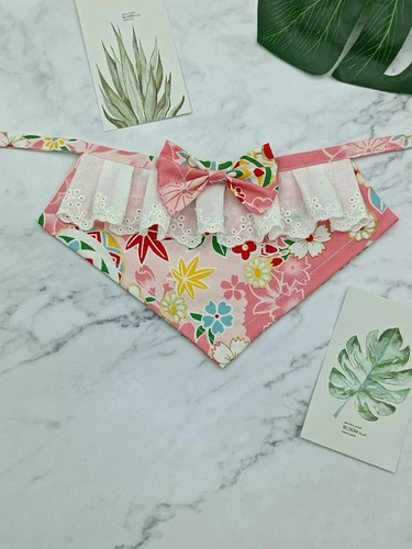 Японский брендовый шарф, слюнявчик, нагрудник, декор