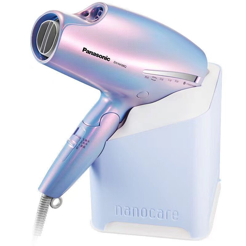 松下人鱼姬电吹风机EH-NA98Q负离子纳诺怡不伤发吹风智能肌肤模式