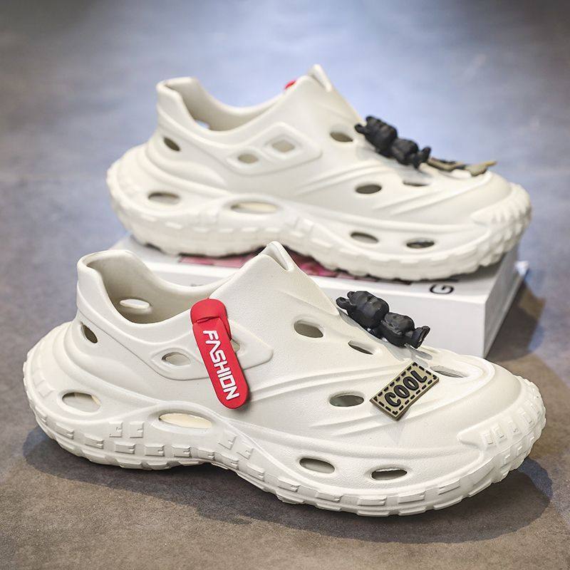 椰子洞洞鞋男款夏季外穿户外运动漂流包头凉鞋防滑耐磨涉水钓鱼鞋,流行男鞋,洞洞鞋,淘宝优惠券,粉丝福利购,淘宝优惠卷