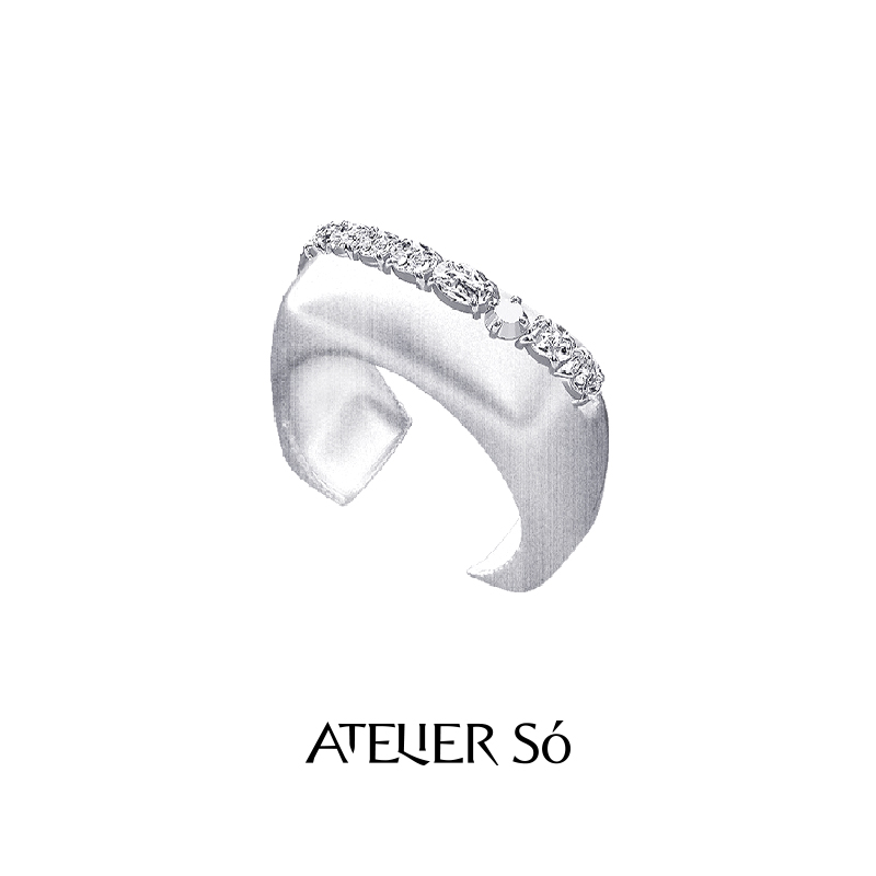 ATELIERSO倪索拉丝方形戒指