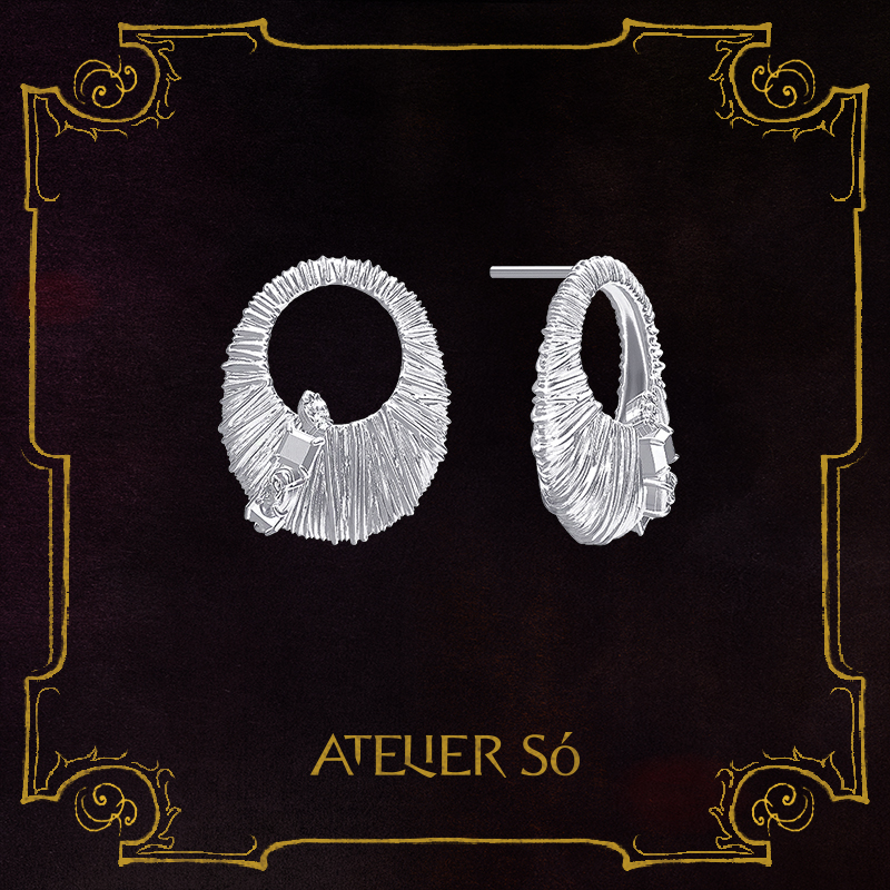 25SSKARAT克拉弦线耳钉