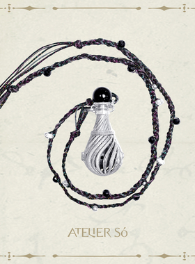 ATELIERSO 26SS 闻香水瓶项链（水）