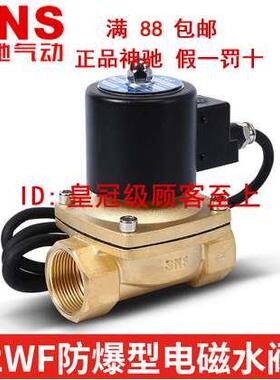 SNS神驰气动2WF025-08 040-10 160-15 200-20防爆二口二位电磁阀